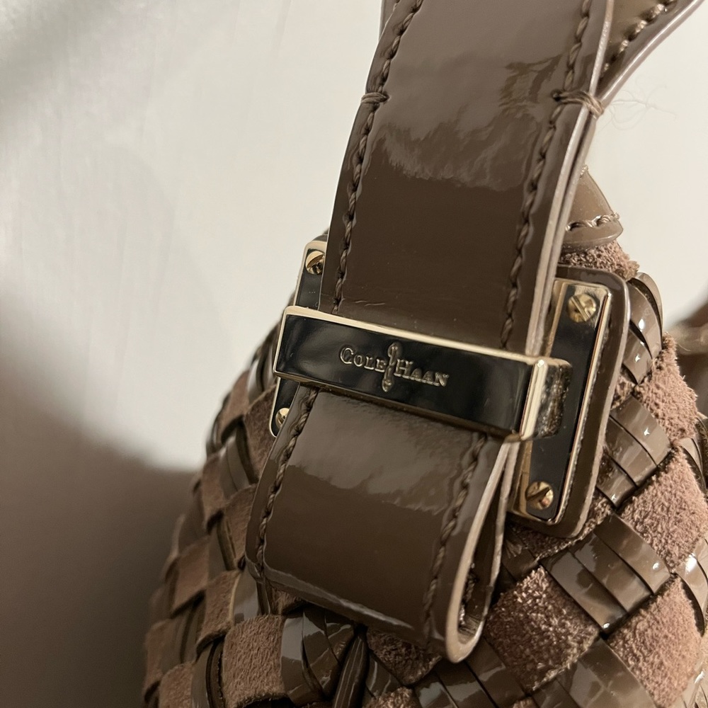 Cole Haan leather suede hobo bag